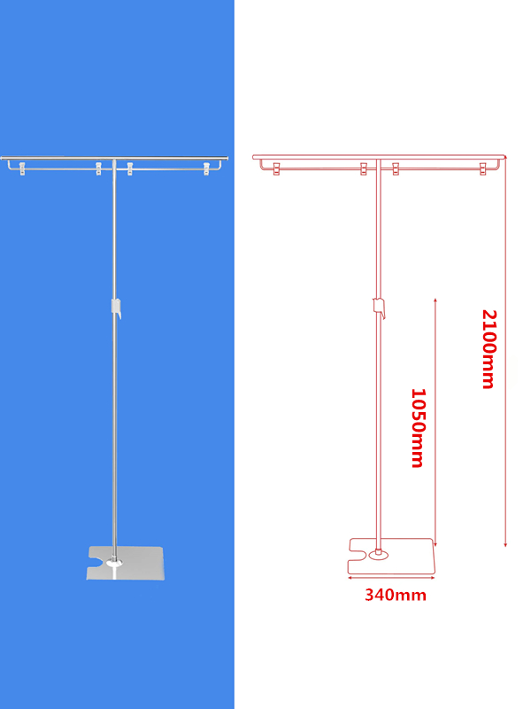 Adjustable Height,Floor Stand With 4 Plastic Clips Adjustable Height,Floor Stand With 4 Plastic Clips