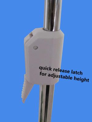 Adjustable Height,Floor Stand With 4 Plastic Clips