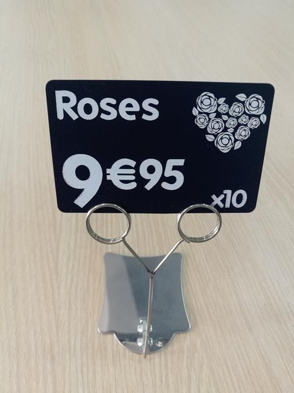 Place Card Holder With Two Rings Place Card Holder With Two Rings