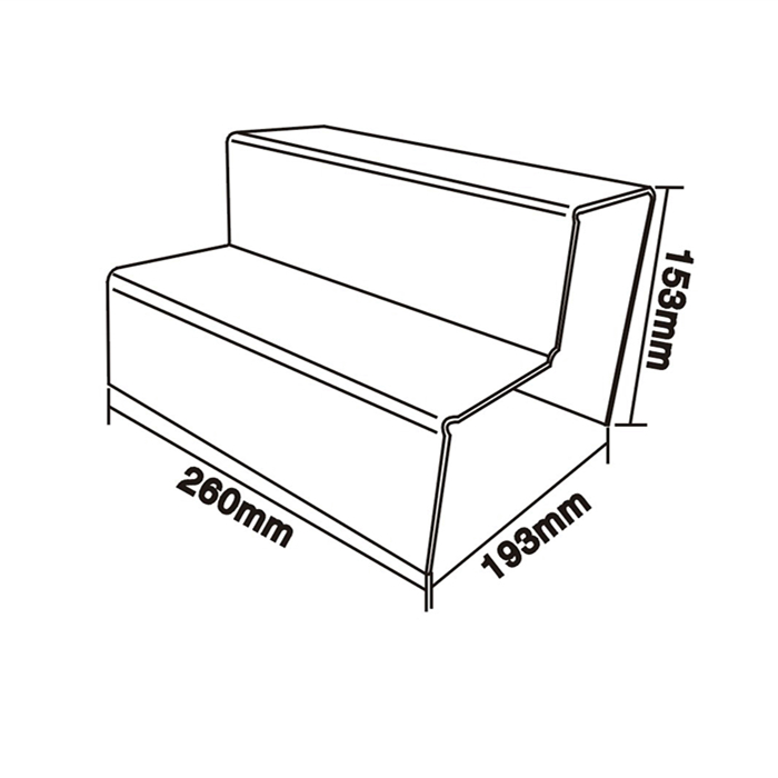 Two Tier Acrylic Riser Shoe Rack Display Stand Two Tier Acrylic Riser Shoe Rack Display Stand
