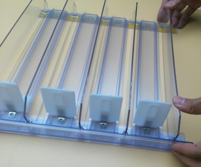 Store Cigarette Shelf Pusher Divider Tray