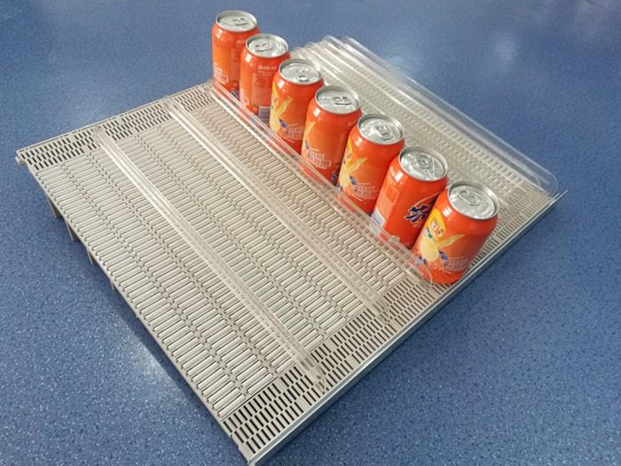 Roller Pusher System Shelving For Retailing