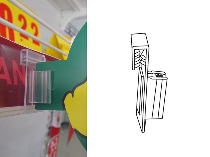 PVC Soft Grip Flag Sign Holder Clamp