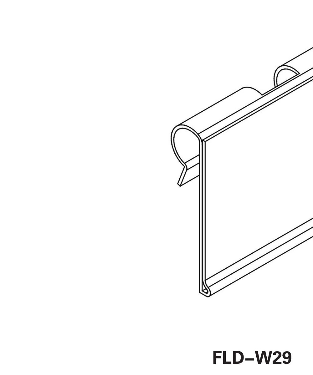 Data Strip Label Holder With Hook