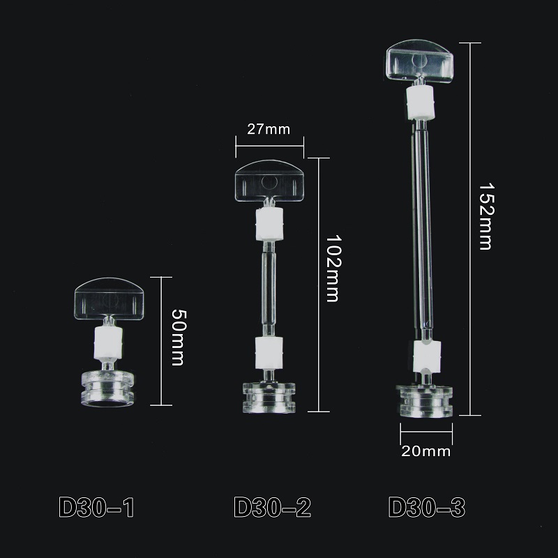 Magnetic Sign Clip with Clear Knuckle