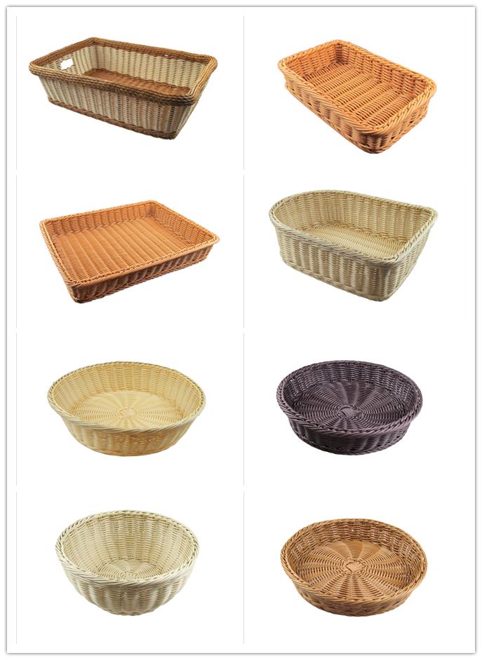 plastic wicker basket