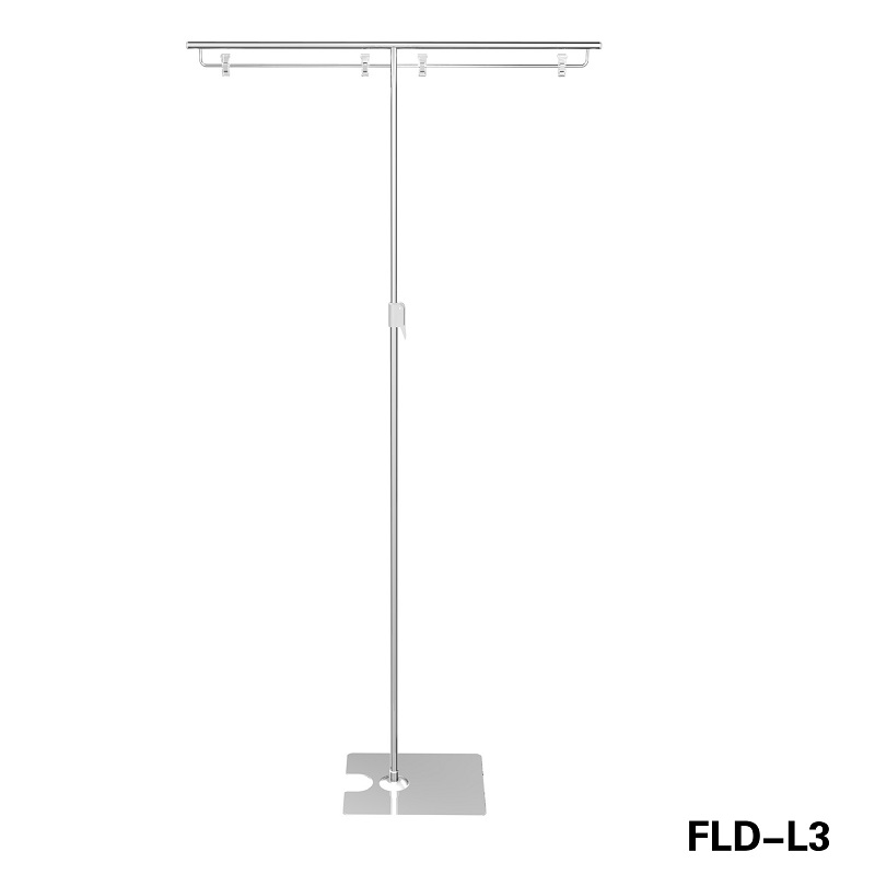 Supermarket metal adjustable floorstanding promotion sign standsFLD-L3 - 副本