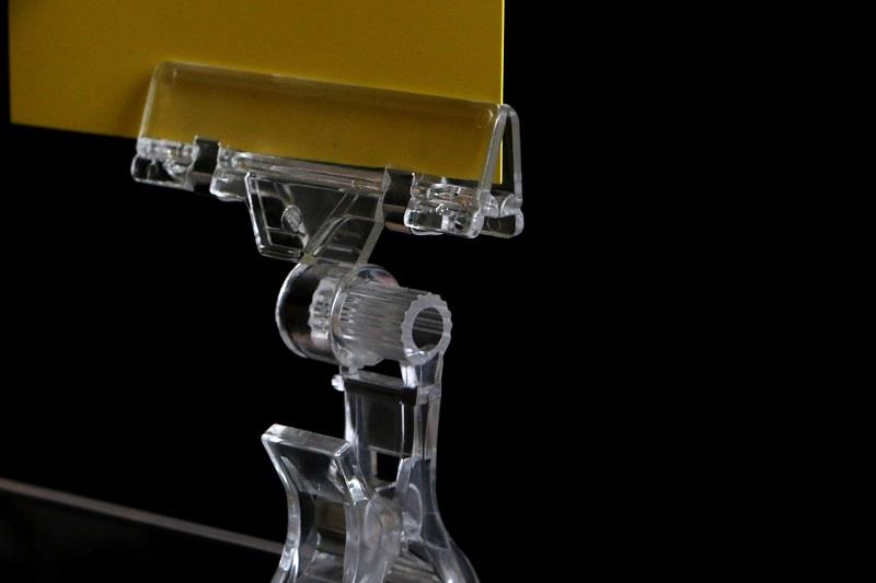 POS/POP Transparent Plastic Clips