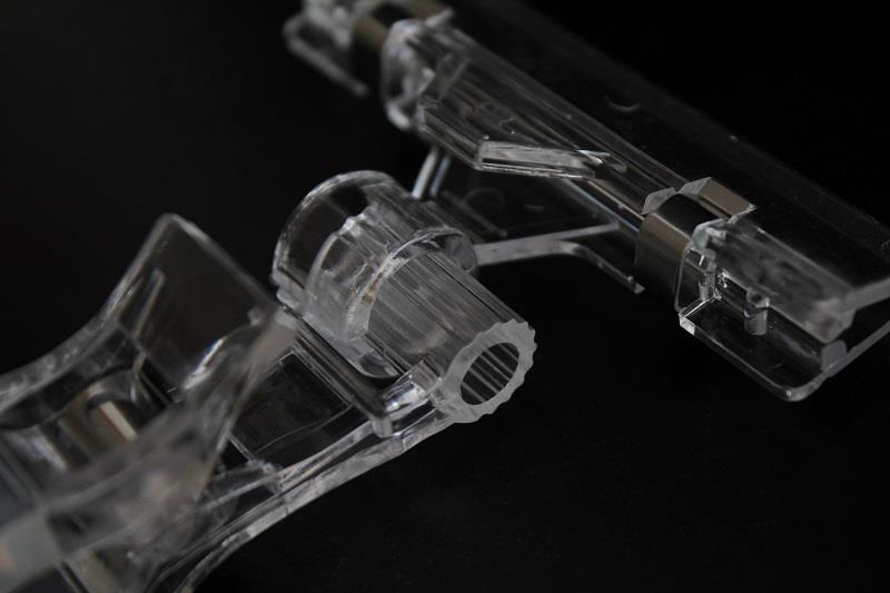 POS/POP Transparent Plastic Clips