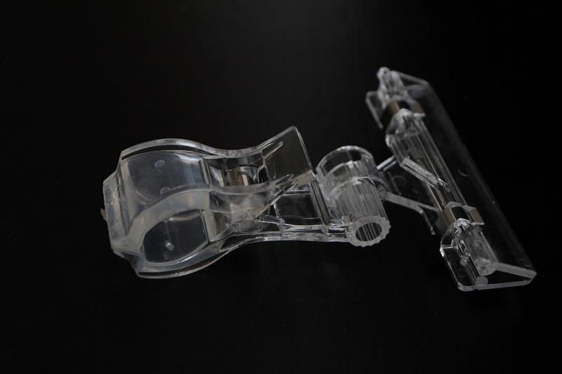 POS/POP Transparent Plastic Clips