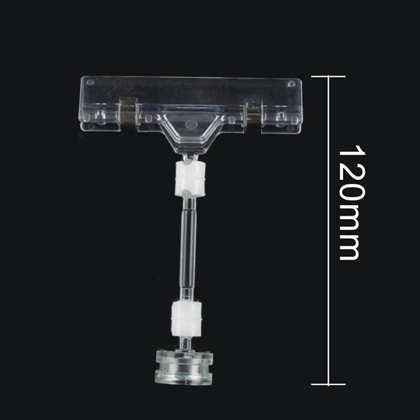 Supermarket Plastic Magnetic Shelf Price Label Holder