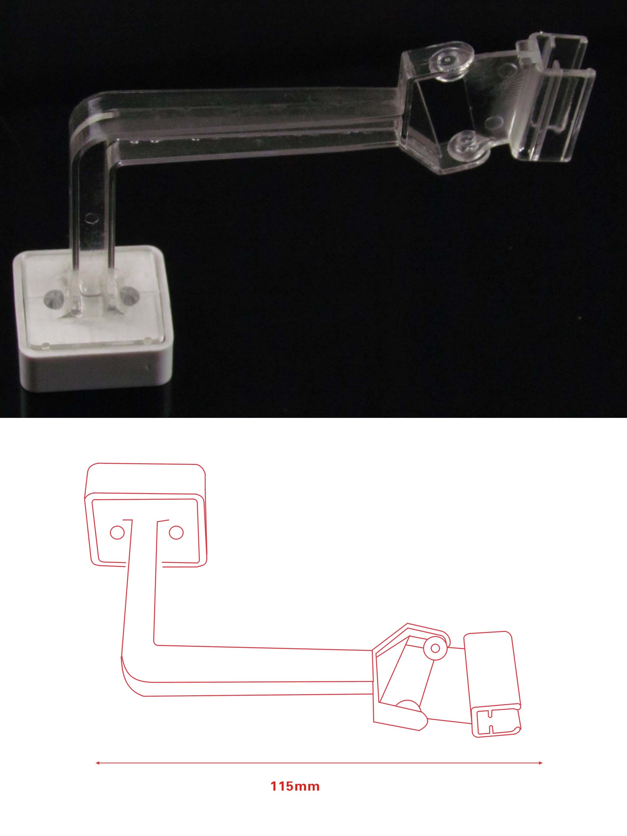 Magnetic POP Sign Frame Hanger
