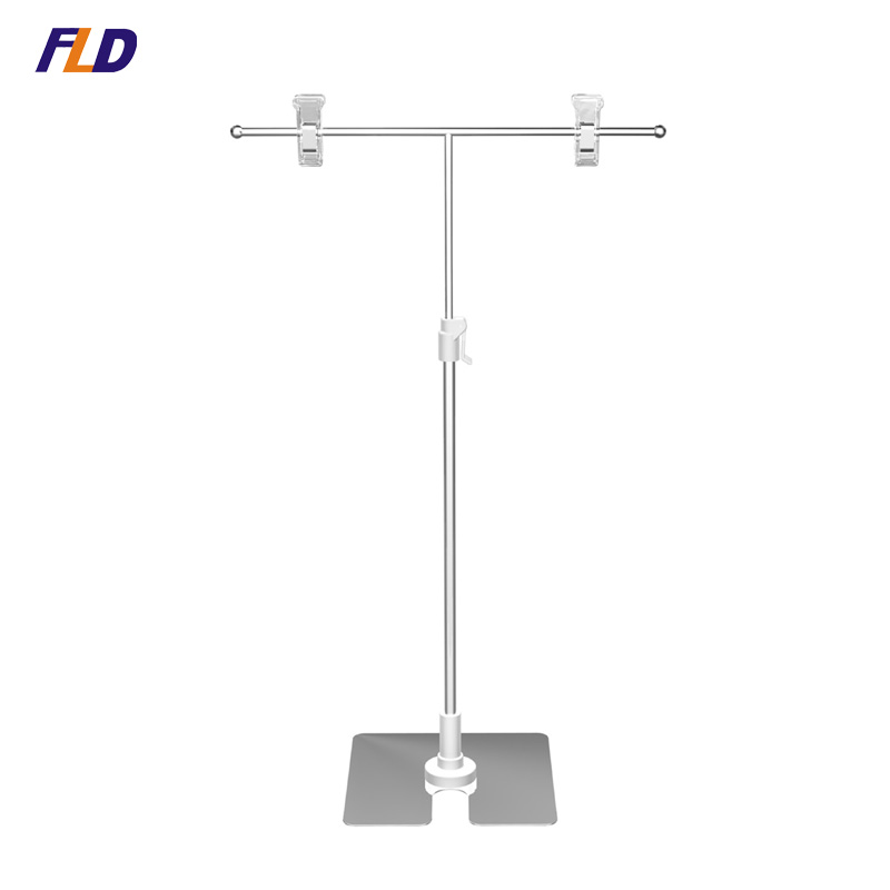 Adjustable Height T shape display stand