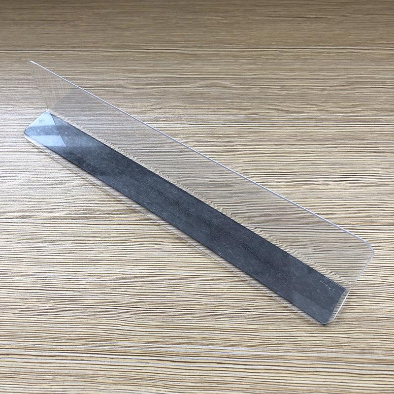 Supermarket Plastic Divider with Magnetic Strip