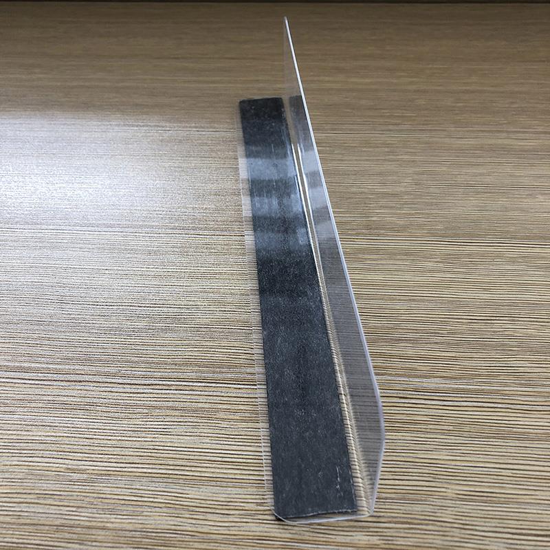 Supermarket Plastic Divider with Magnetic Strip