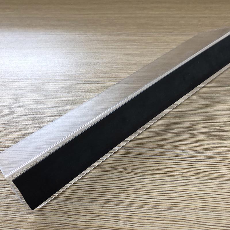 Supermarket Plastic Divider with Magnetic Strip