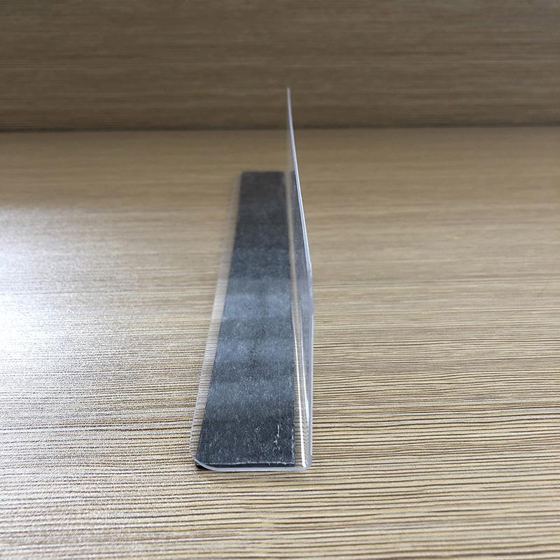 Supermarket Plastic Divider with Magnetic Strip