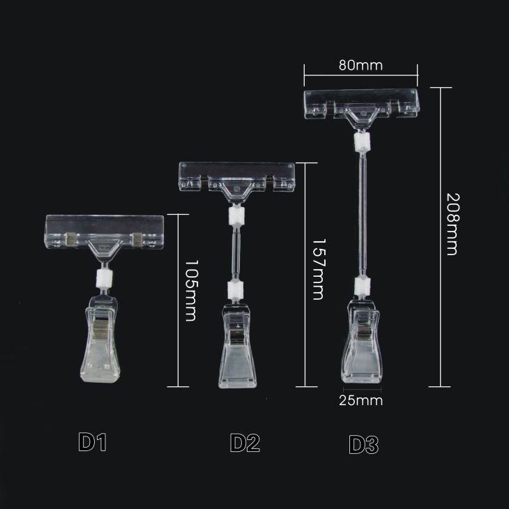 Plastic Ticket Holder Clip