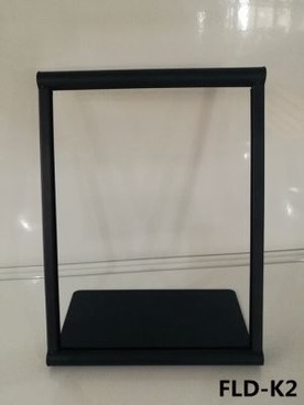 Angled Iron Frame Standing Poster Holder