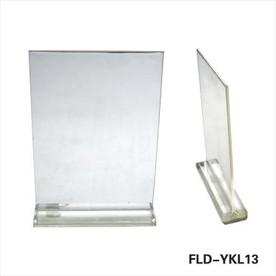 Store Clear Acrylic Vertical and Horizontal Price Sign Holder