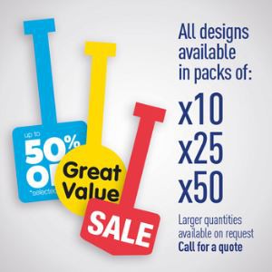 Shelf Wobbler Tag