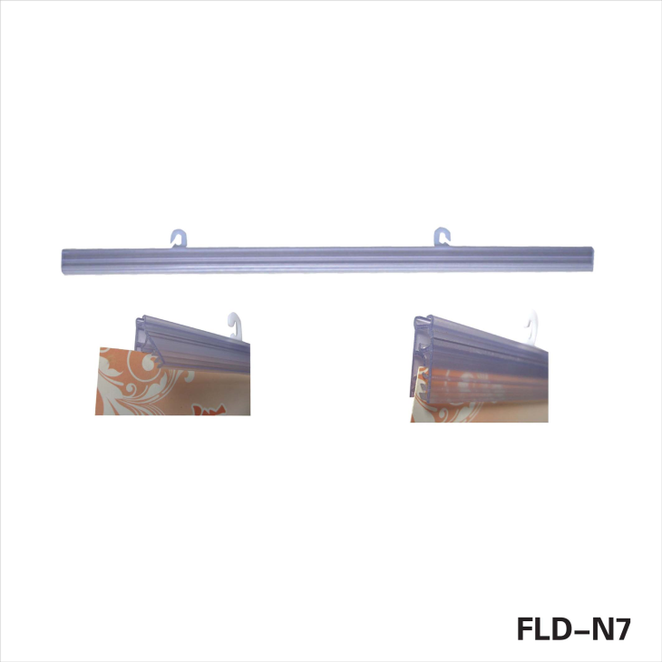 Extruded Clip Pole Banner Snap Rail Advertising Flag