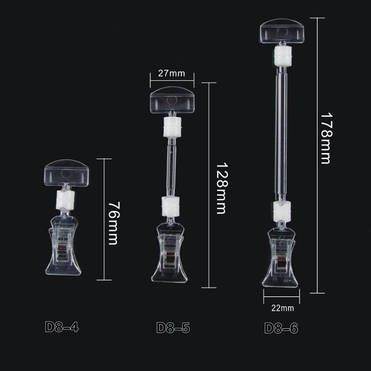 Small Clip On Sign Clips