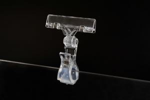 Plastic Clear Sign Holder