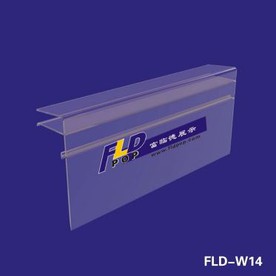 Clear Shelf Talker For Retail