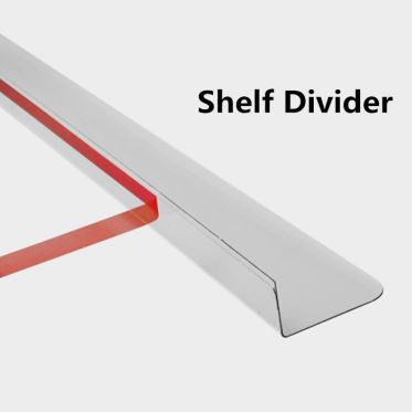 Plastic Adhesive Shelf Divider