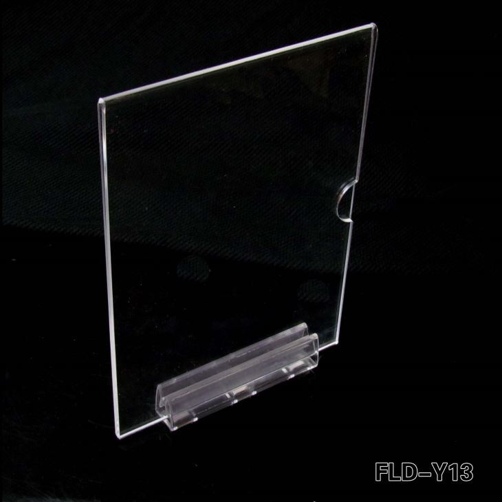 Magnetic Show Card Display Acrylic Menu Sign Holder