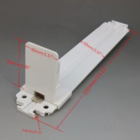 Plastic Pushers For Supermarket Shelf