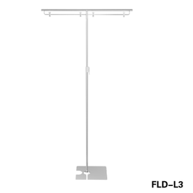 Supermarket Metal Adjustable Floorstanding Promotion Sign Stands
